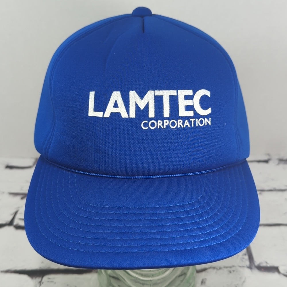 Lamtec Corp. Vintage Snapback Blue Hat Adjustable Ball‎ Cap